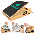 3-in-1 SLANT BOARD: Adjustable Calf Stretcher, Foldable Toe and Foot Stretcher and Foot Massage Roller