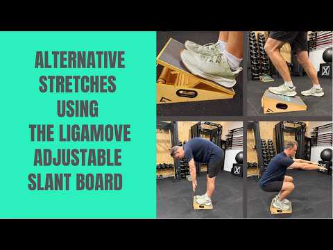 A Video showing all the stretches possible with the Ligamove slant board